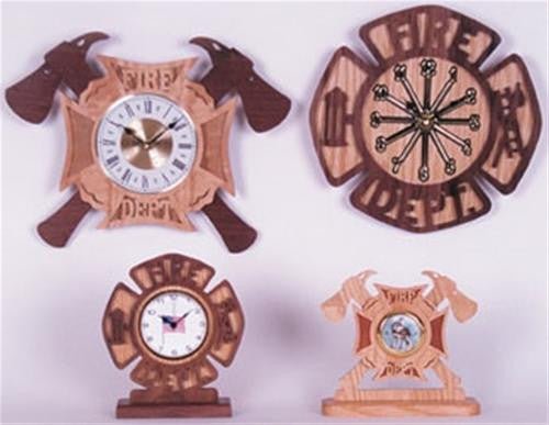 Fire Department Emblem Scroll Saw Plan - Cherry Tree Toys