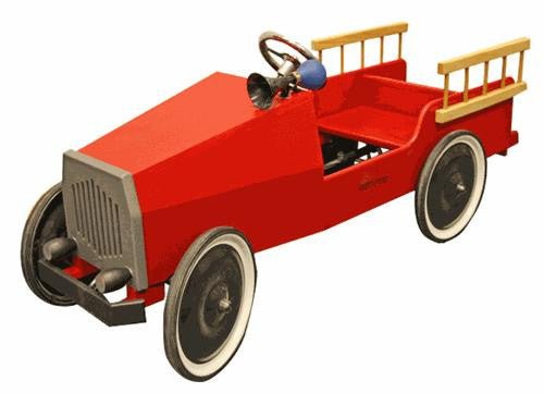 Fire Truck Pedal Car Toy Plan - Cherry Tree Toys