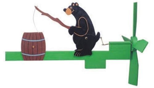 Fishing Bear Whirligig Plan - Cherry Tree Toys