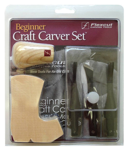 Flexcut 3 Blade Beginner Craft Carver Set - Cherry Tree Toys