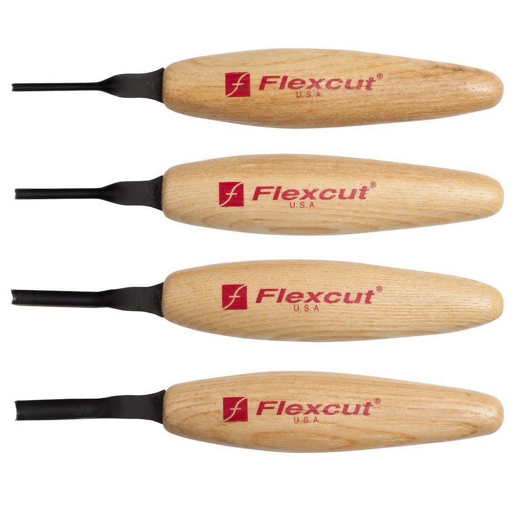 Flexcut Deep U - Gouge Micro Tool Set - Cherry Tree Toys