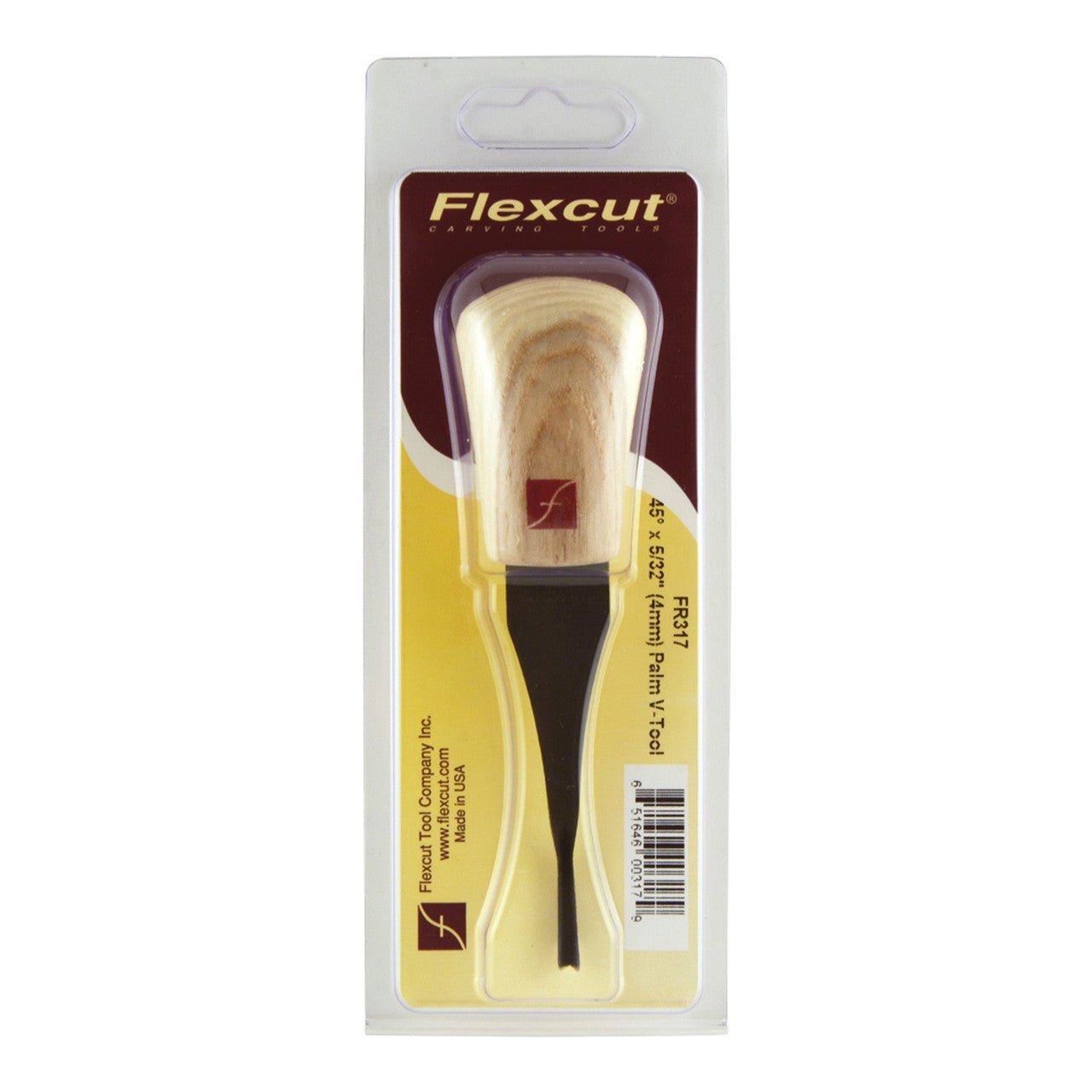 Flexcut Palm V - Tool 45° x 5/32 (4mm) - Cherry Tree Toys