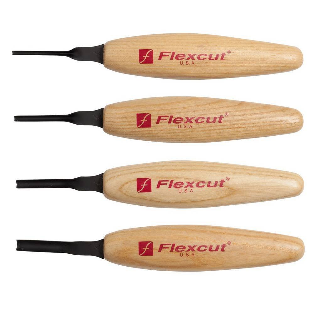 Flexcut Shallow U - gouge Micro Tool Set - Cherry Tree Toys