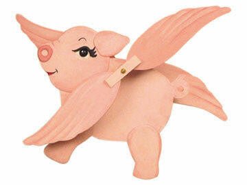 Flying Pig Whirligig Plan - Cherry Tree Toys