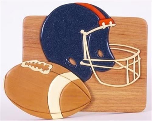 Football Intarsia Plan - Cherry Tree Toys