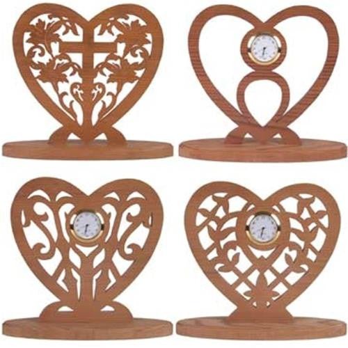 Four Mini Hearts Clock Plan - Cherry Tree Toys