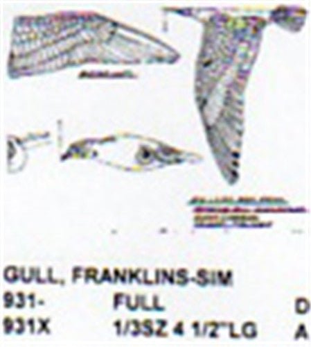 Franklin's Gull Flying - Soaring 1/3 Size - Cherry Tree Toys