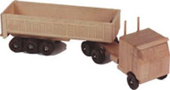 Freightliner & Dump Trailer Woodworking Plan - Cherry Tree Toys