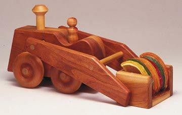 Front End Loader Toy Woodworking Plan - Cherry Tree Toys