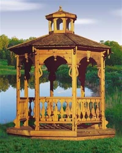 Garden Gazebo Woodworking Plan - Cherry Tree Toys