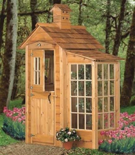 Garden Shed and Accents Woodworking Plan - Cherry Tree Toys