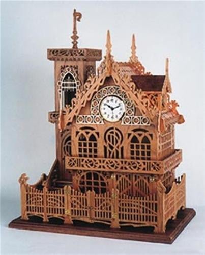 German Chalet Scroll Saw Clock Plan - Cherry Tree Toys