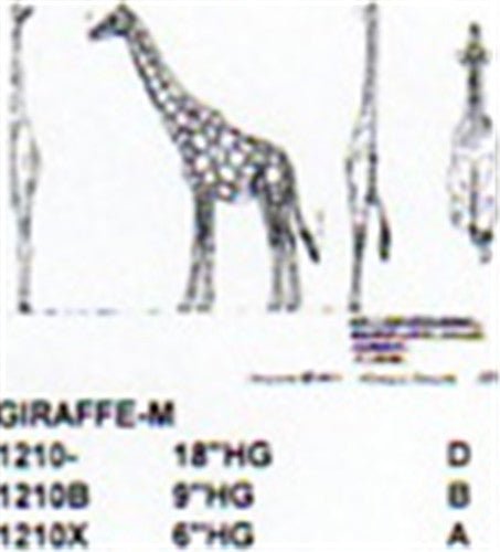 Giraffe Male Standing 18" High - Cherry Tree Toys