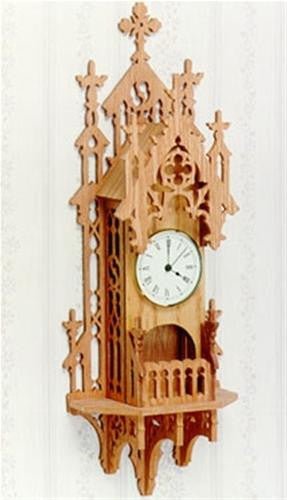 Gothic Scroll Saw Wall Clock Plan - Cherry Tree Toys