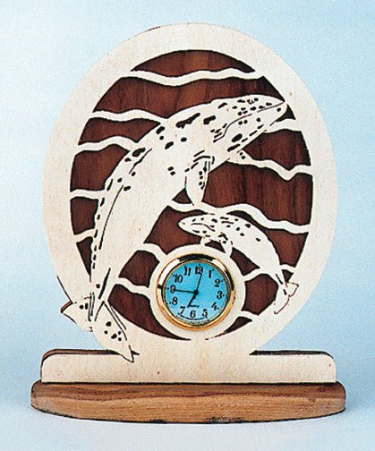 Grey Whales Clock Pattern - Cherry Tree Toys