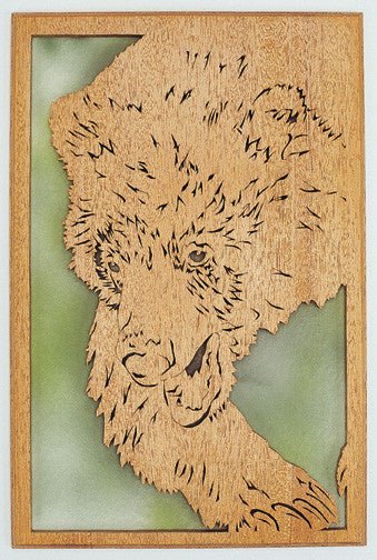 Grizzly Bear Scroll Saw Pattern - Cherry Tree Toys