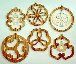 Hanging Fretwork Designs Scroll Saw Pattern - Cherry Tree Toys