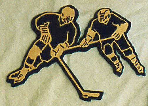 Hockey Players on Ice Pattern - Cherry Tree Toys