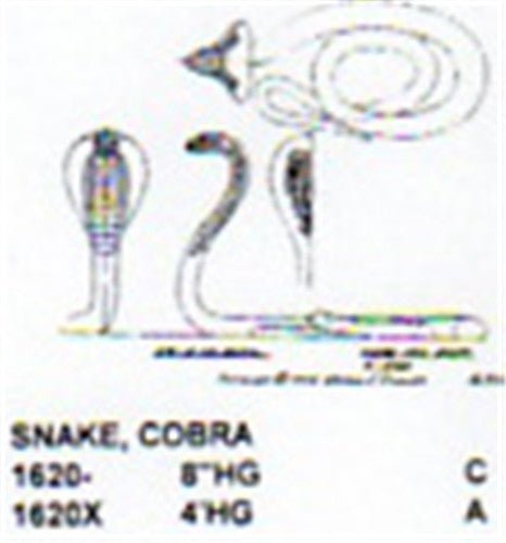 Hooded Cobra 4" High Carving Pattern - Cherry Tree Toys