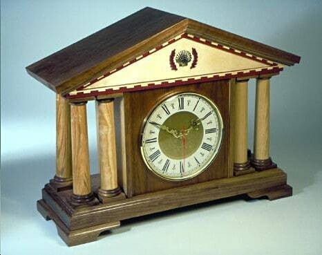 Italian Mantel Clock Woodworking Plan - Cherry Tree Toys