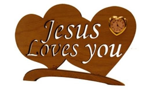 Jesus Loves You Scroll Saw Plan - Cherry Tree Toys