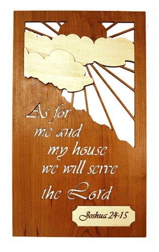 Joshua 24:15 Scroll Saw Plan - Cherry Tree Toys