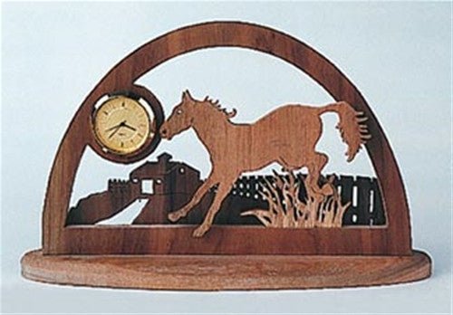 Jumping Horse Clock Pattern - Cherry Tree Toys