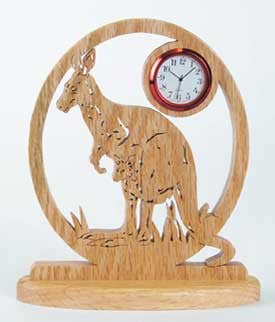 Kangaroo Clock Pattern - Cherry Tree Toys