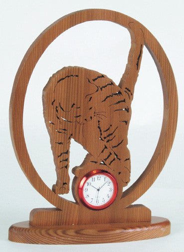 Kitten With Ball Clock Pattern - Cherry Tree Toys