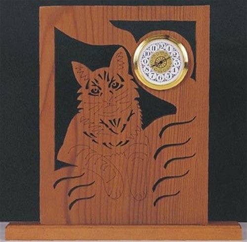 Kitty Clock Pattern - Cherry Tree Toys