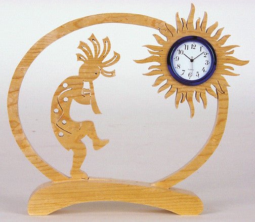 Kokapelli Mini Clock Pattern - Cherry Tree Toys