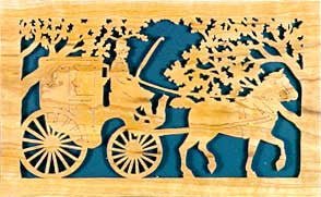 Ladies Coach Scroll Saw Pattern - Cherry Tree Toys