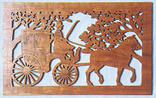 Ladies Coach Scroll Saw Pattern - Cherry Tree Toys