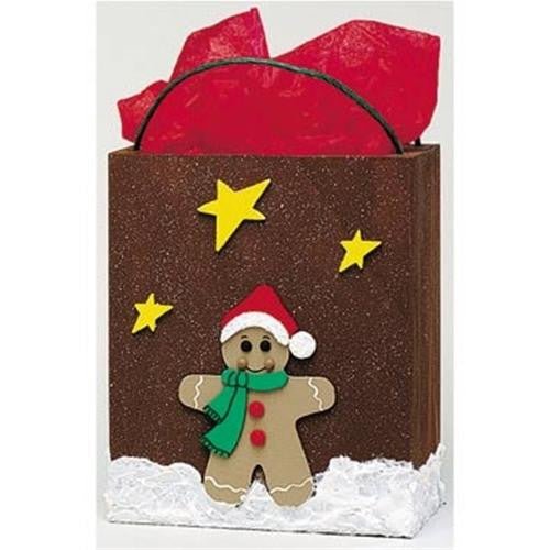 Large Gingerbread Man Gift Bag Plan - Cherry Tree Toys