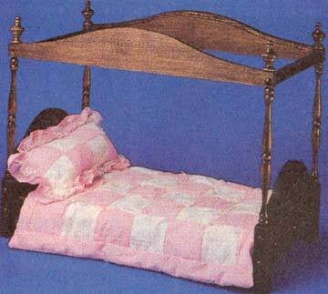 Large Poster Doll Bed Plan - Cherry Tree Toys