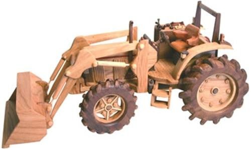 Large Tractor Toy Woodworking Plan - Cherry Tree Toys