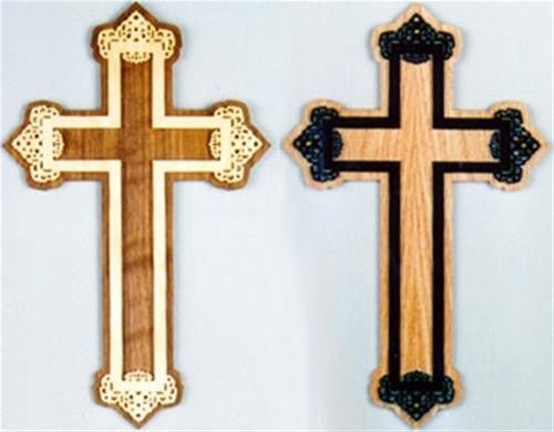 Layered Cross Scroll Saw Plan - Cherry Tree Toys