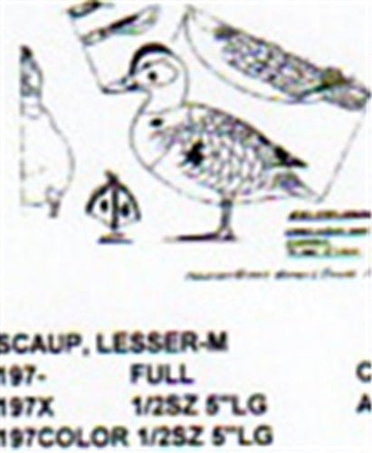 Lesser Scaup Standing Carving Pattern - Cherry Tree Toys