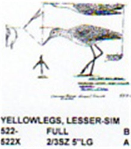 Lesser Yellowlegs Walking Carving Pattern - Cherry Tree Toys