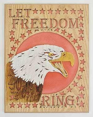 Let Freedom Ring Scroll Saw Pattern - Cherry Tree Toys