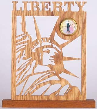 Liberty Desk Clock Pattern - Cherry Tree Toys