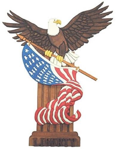 Liberty Eagle Intarsia Plan - Cherry Tree Toys