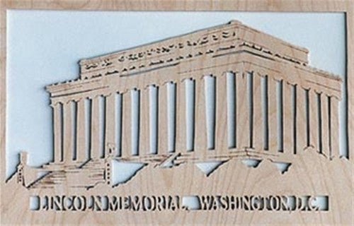 Lincoln Memorial Pattern - Cherry Tree Toys