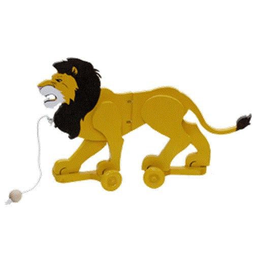 Lion Wiggle Toy Plan - Cherry Tree Toys