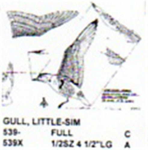 Little Gull Landing Carving Pattern - Cherry Tree Toys