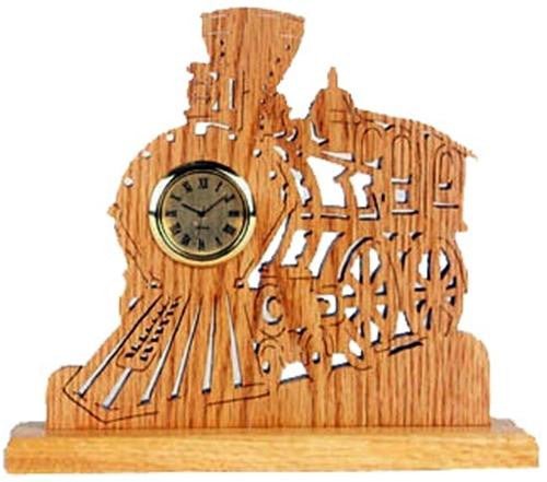 Locomotive Clock Scroll Saw Plan - Cherry Tree Toys