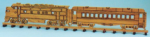 Locomotive & Passenger Car Pattern - Cherry Tree Toys