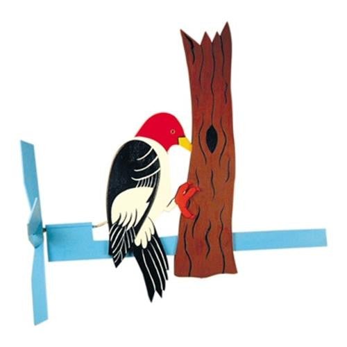 Mechanical Woodpecker Whirligig Plan - Cherry Tree Toys