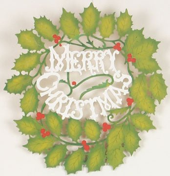 Merry Christmas Wreath Pattern - Cherry Tree Toys