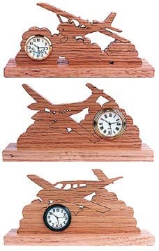 Mini Airplane Clocks Pattern - Cherry Tree Toys